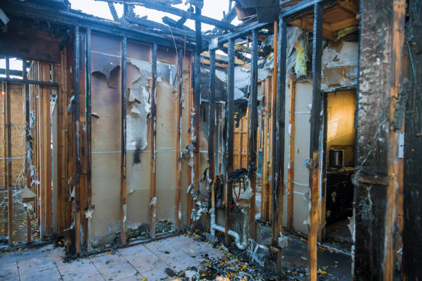 Professional Emergency Fire Cleanup technician working in Syracuse, UT